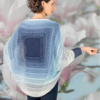 Crochet Kit : Indigo Shrug