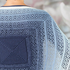 Crochet Kit : Indigo Shrug