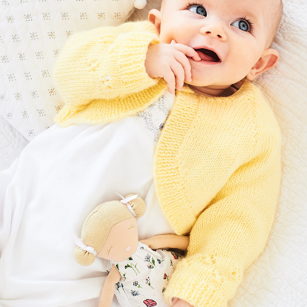 Baby Cardigans 9909 4-Ply Knitting Pattern