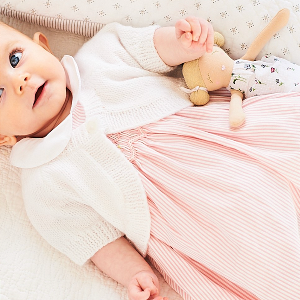 Baby Cardigans 9909 4-Ply Knitting Pattern