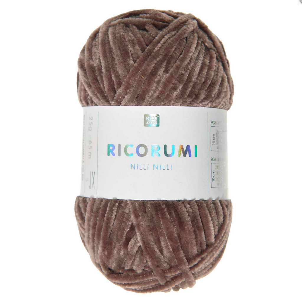Ricorumi 25g Nilli Nilli Chenille : Chocolate 024
