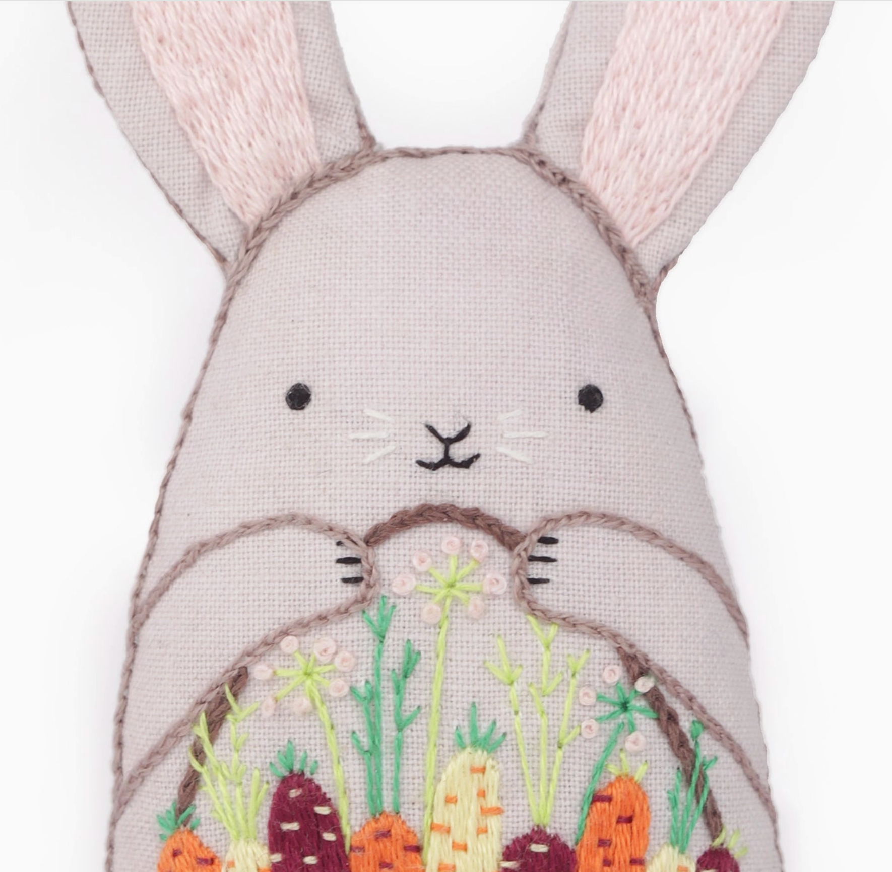 Bunny Plushie Embroidery Kit