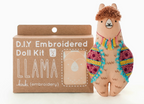 Llama Plushie Embroidery Kit
