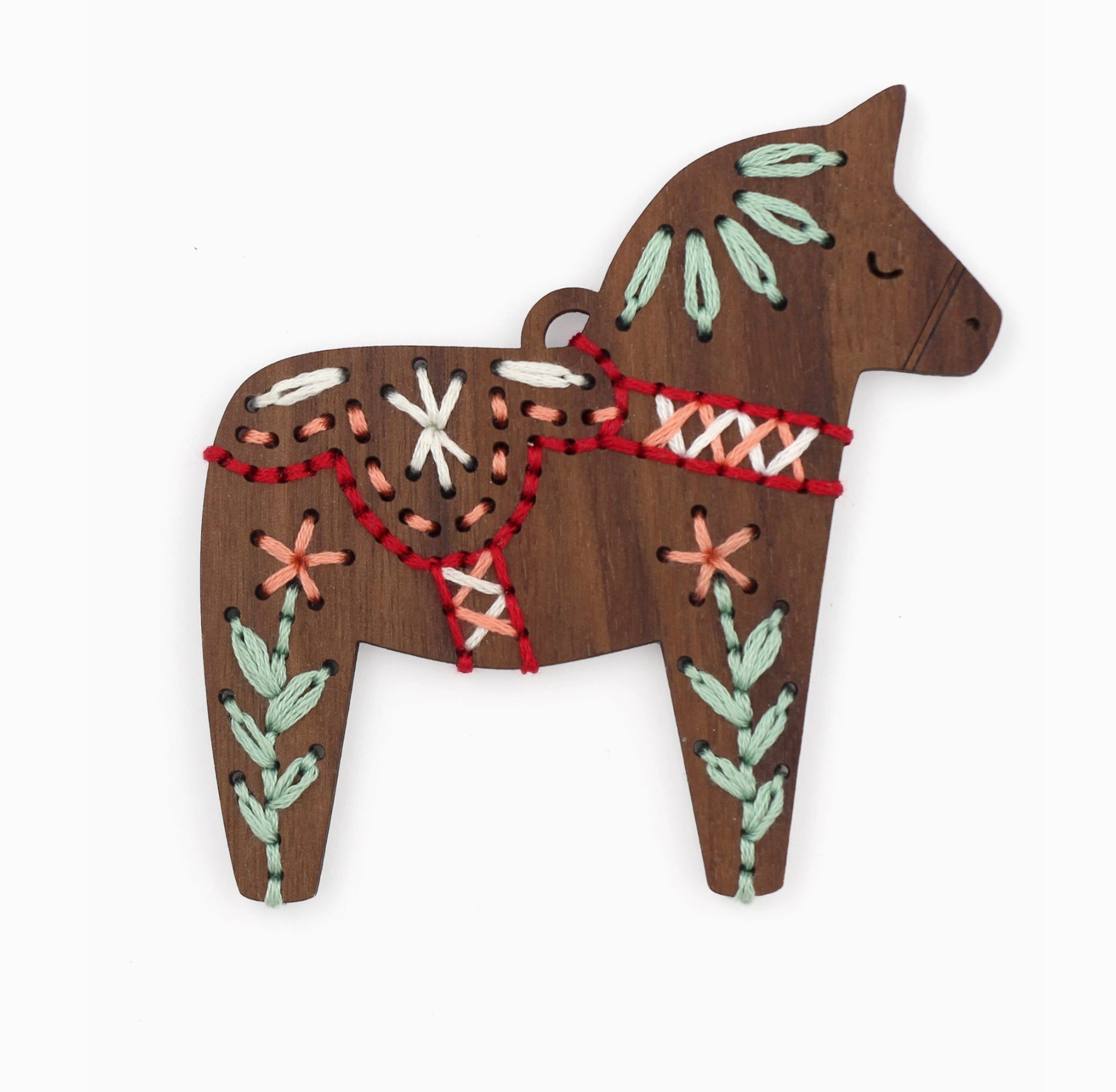 Dala Horse : DIY Stitched Ornament Kit