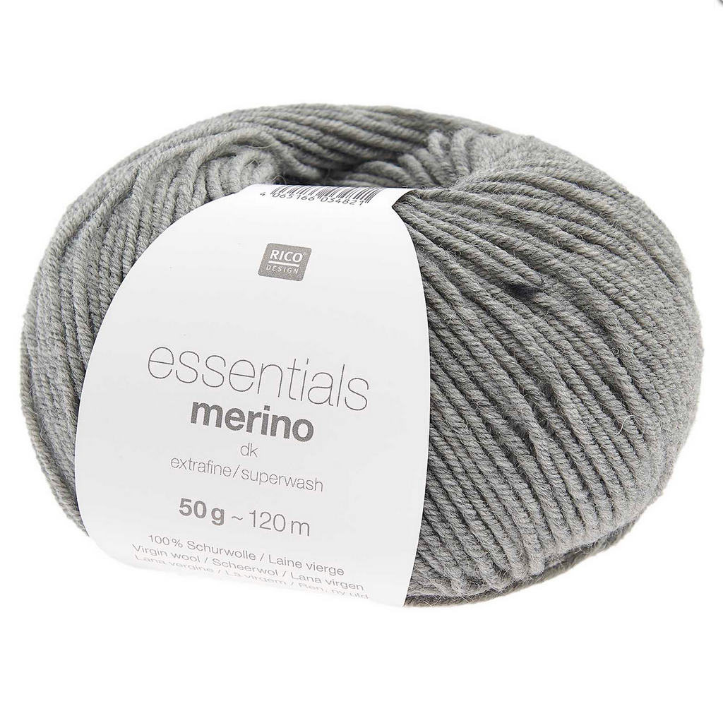Rico Essentials Merino DK  103 Grey Melange