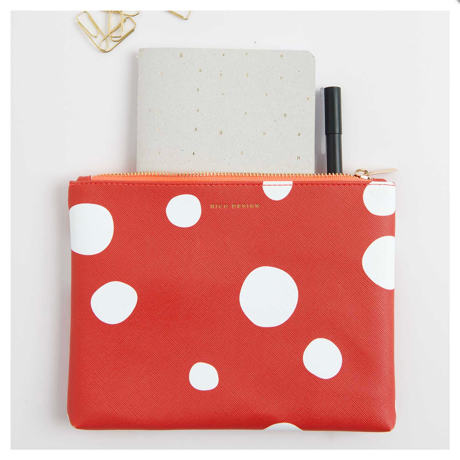 Mushroom Polka Dot Toadstool Pouch