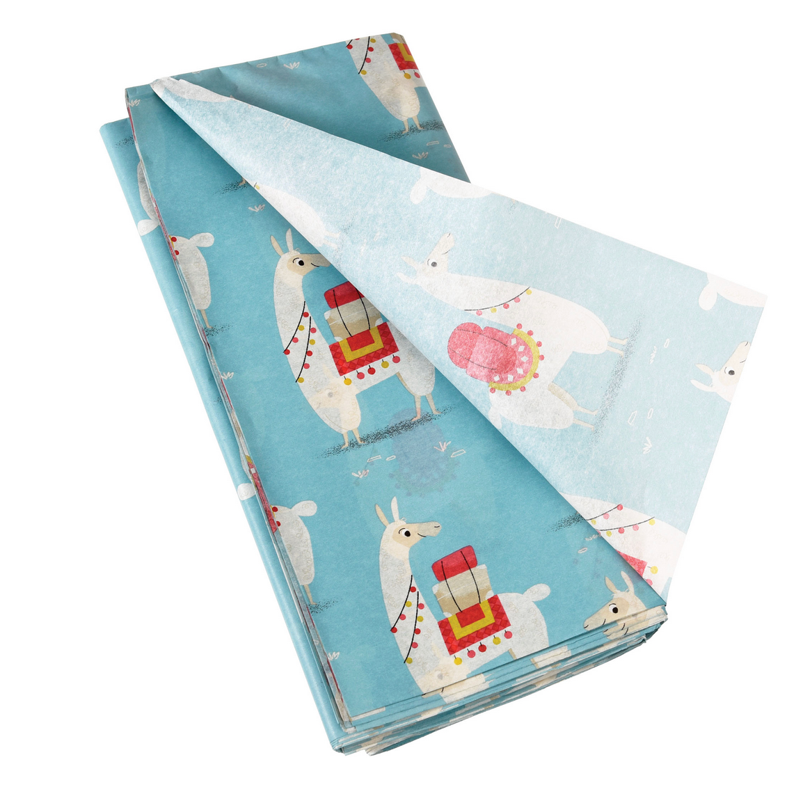 Tissue Paper : 10 sheets : Llamas