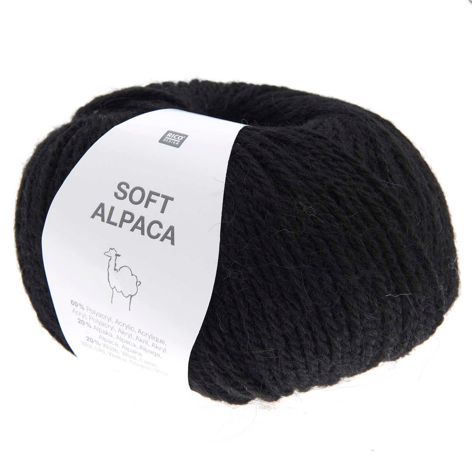Rico Soft Alpaca :  014 Black