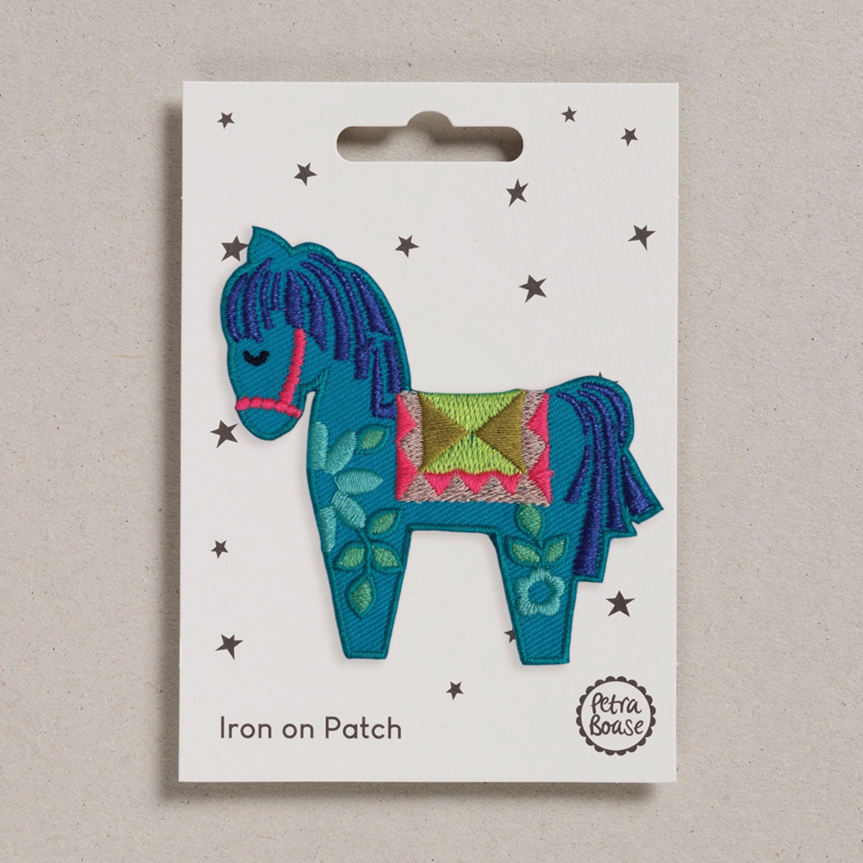Dala Horse Iron On Patch