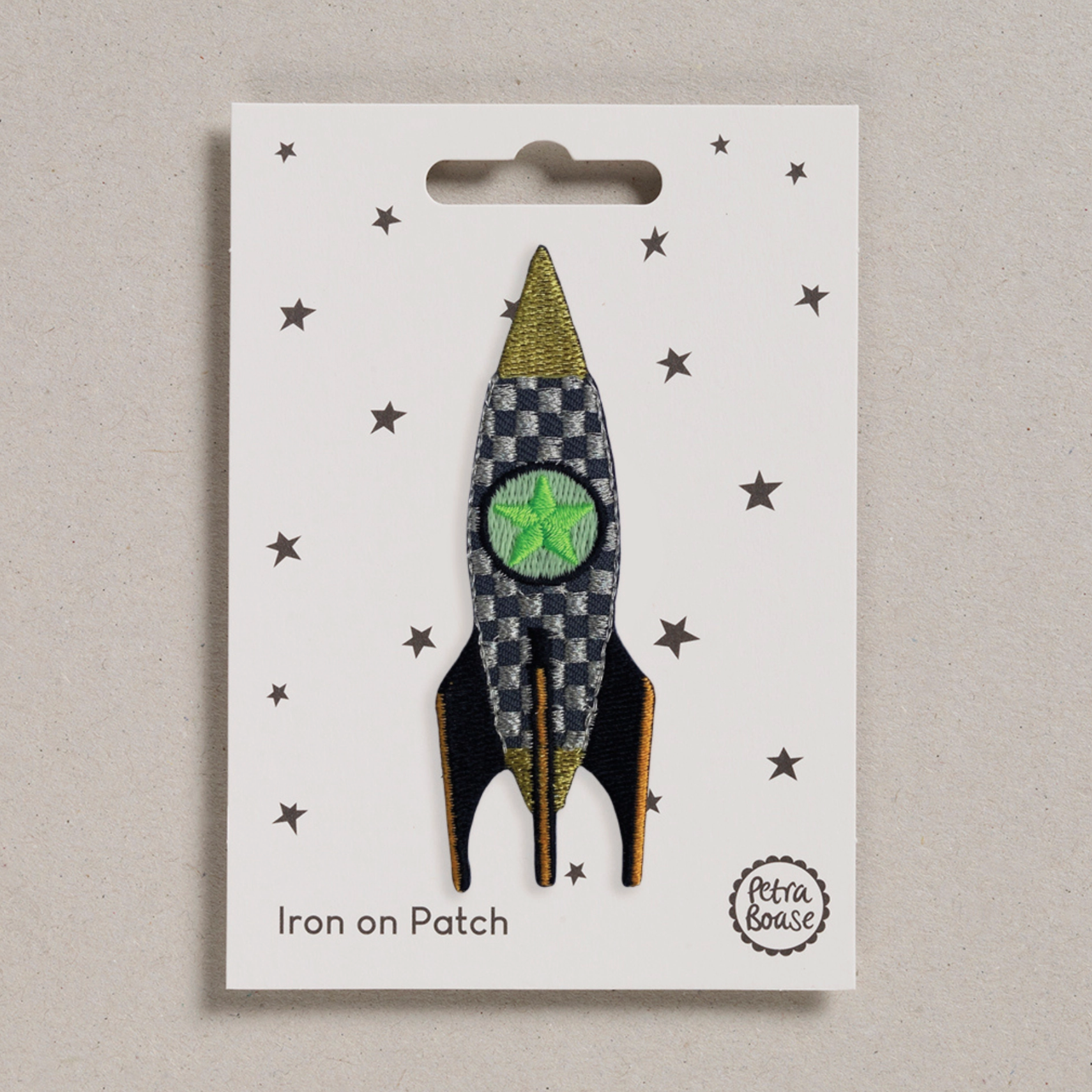 Rocket Iron On Patch