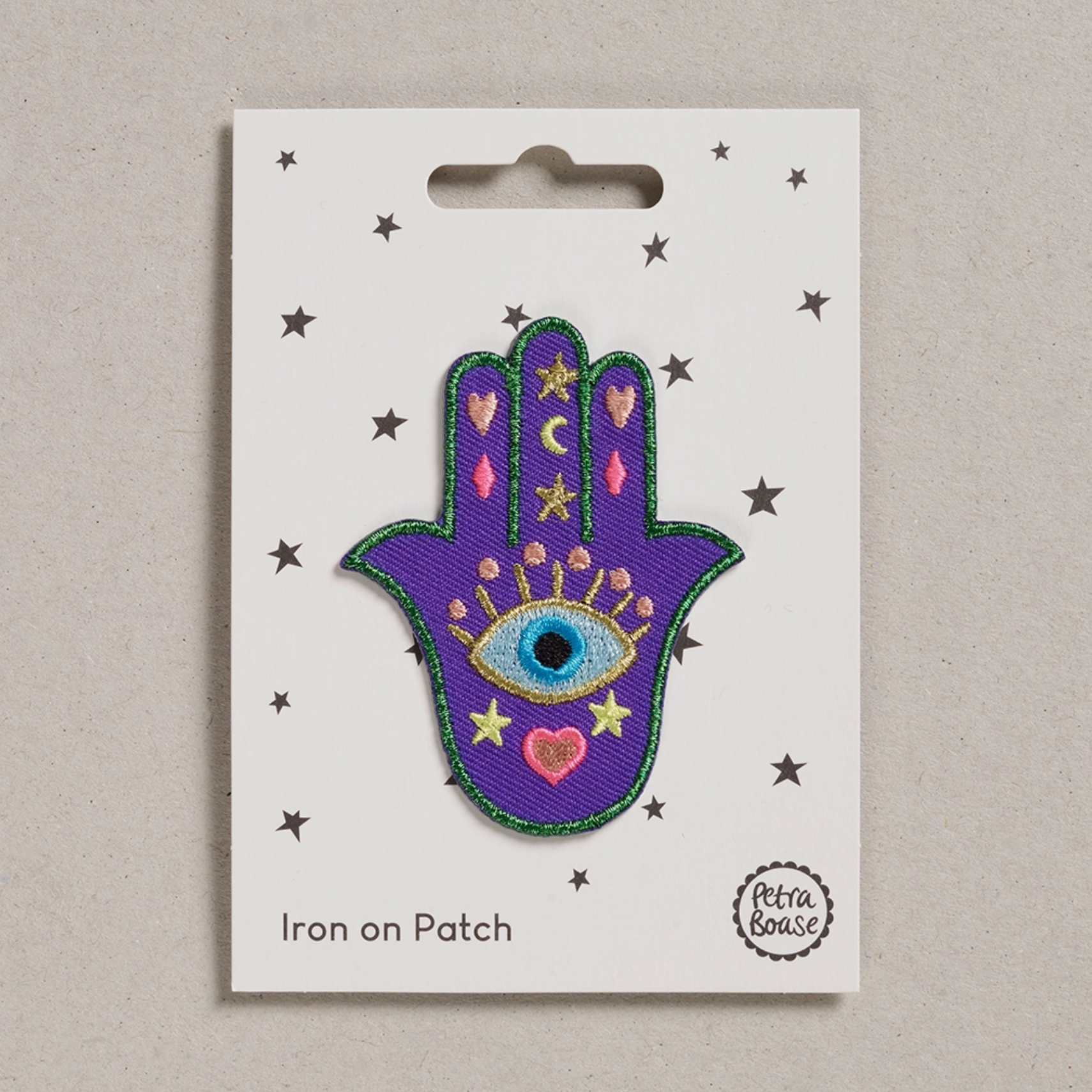 Lucky Hand Iron On Patch