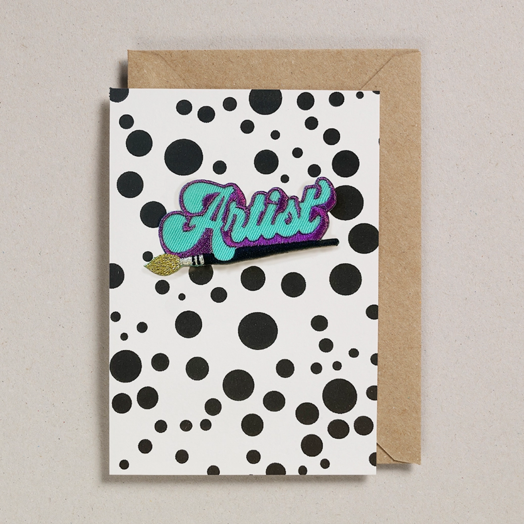 Artist Patch (Iron On) Greetings Card