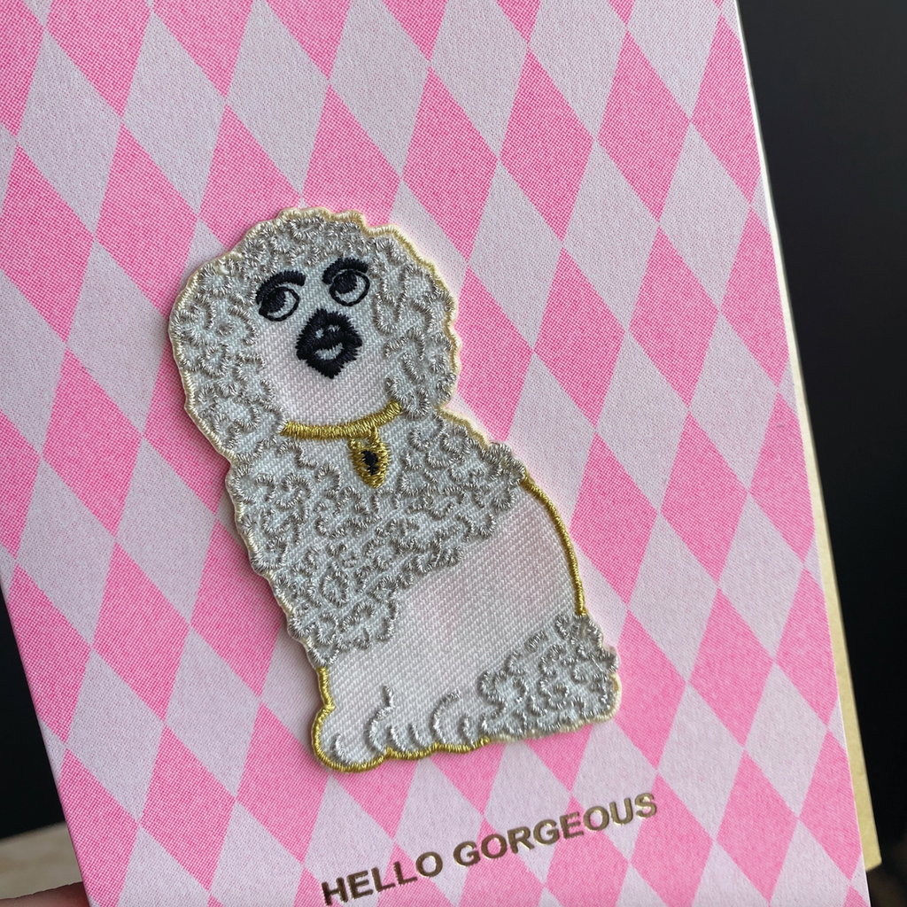 Dog (Iron On) Greetings Card