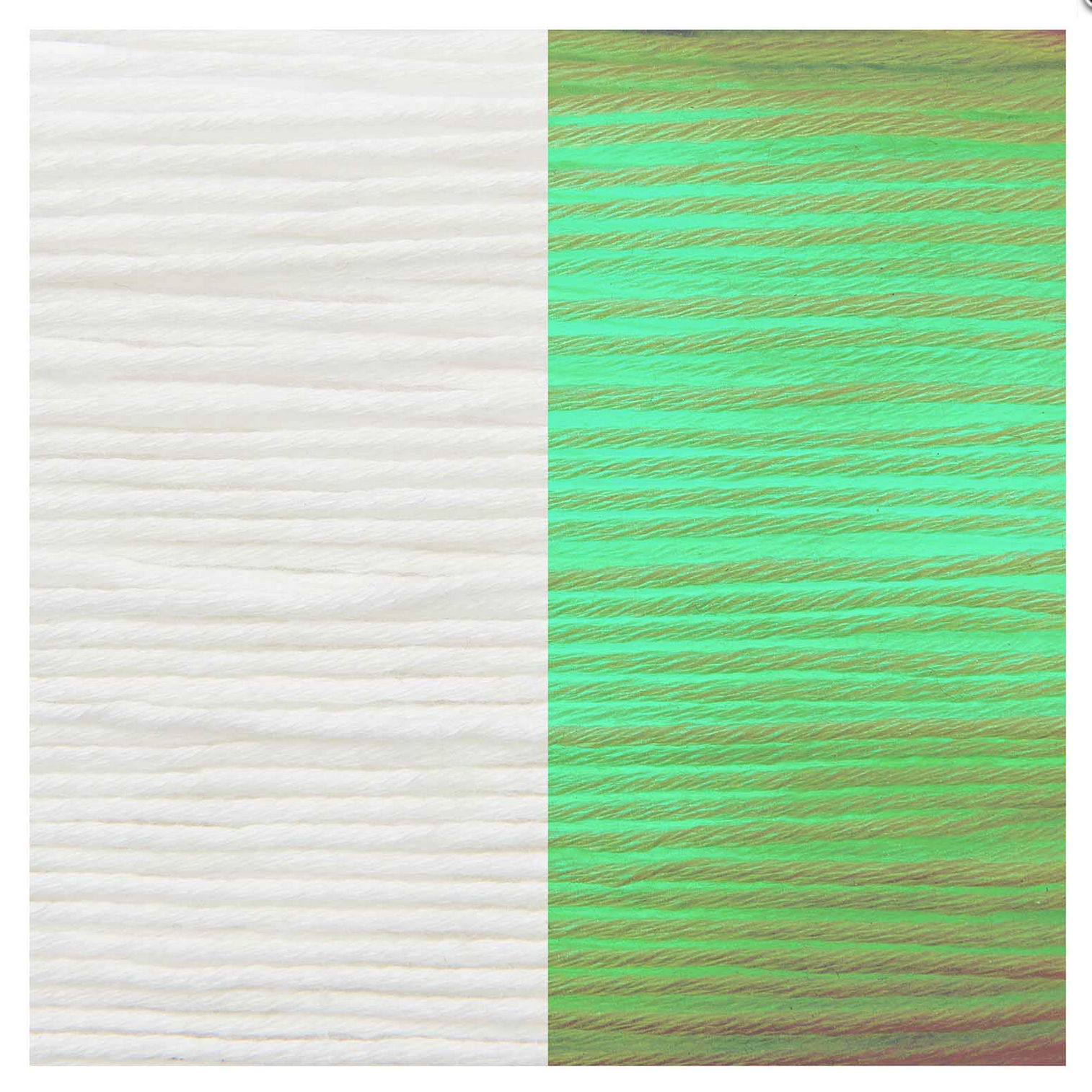 Ricorumi 25g Cotton : Glow in the Dark White
