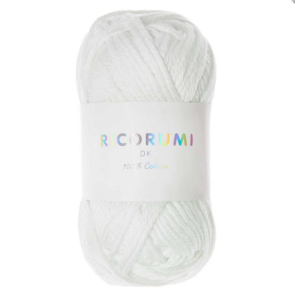 Ricorumi 25g Cotton : Glow in the Dark White
