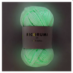 Ricorumi 25g Cotton : Glow in the Dark White