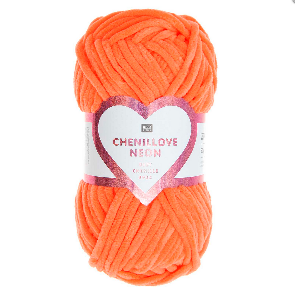 Creative Chenillove by Rico 50g Neon Orange 005