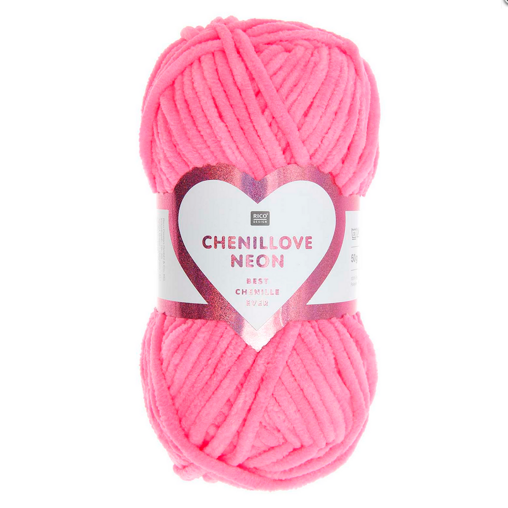 Creative Chenillove by Rico 50g Neon Pink 002
