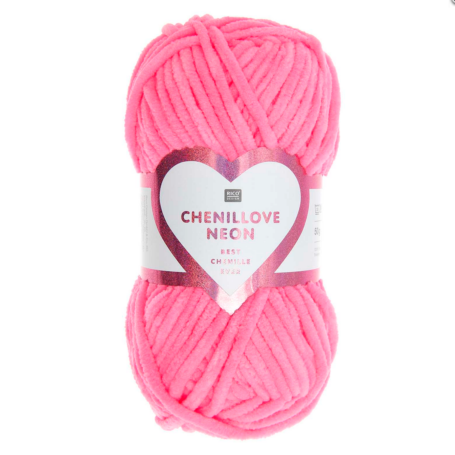 Creative Chenillove by Rico 50g Neon Pink 002