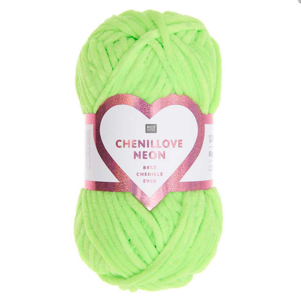 Creative Chenillove by Rico 50g Neon Yellow 006