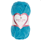 Creative Chenillove by Rico 50g Neon Blue 008