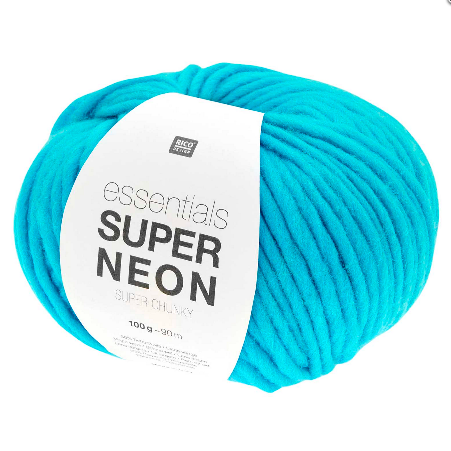 Rico Essentials Super - Super Chunky Yarn 005 Neon Blue