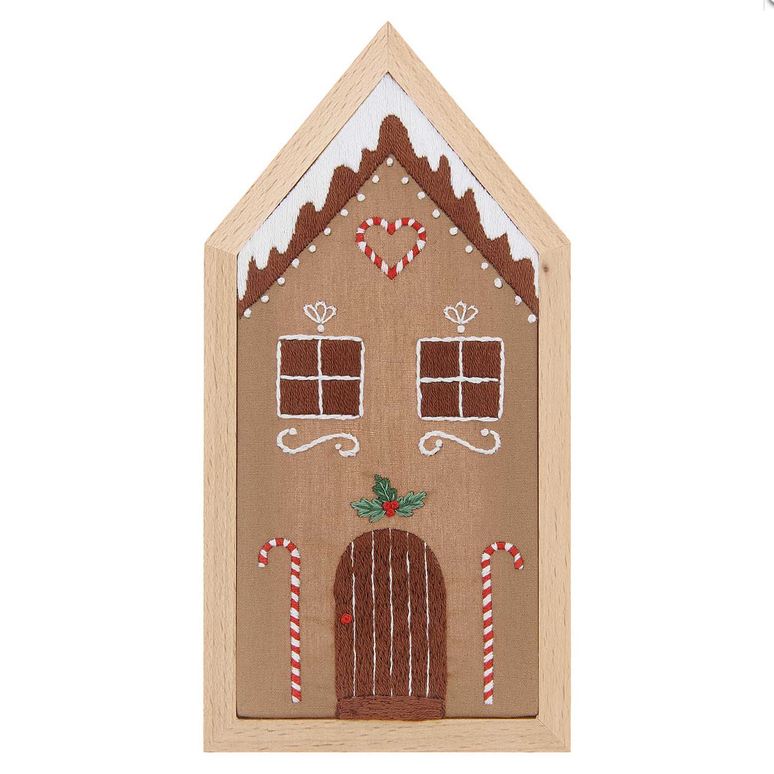Embroidery Kit : Gingerbread House