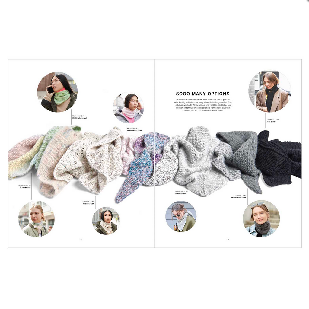 Special " Mini shawls " Knitting Book