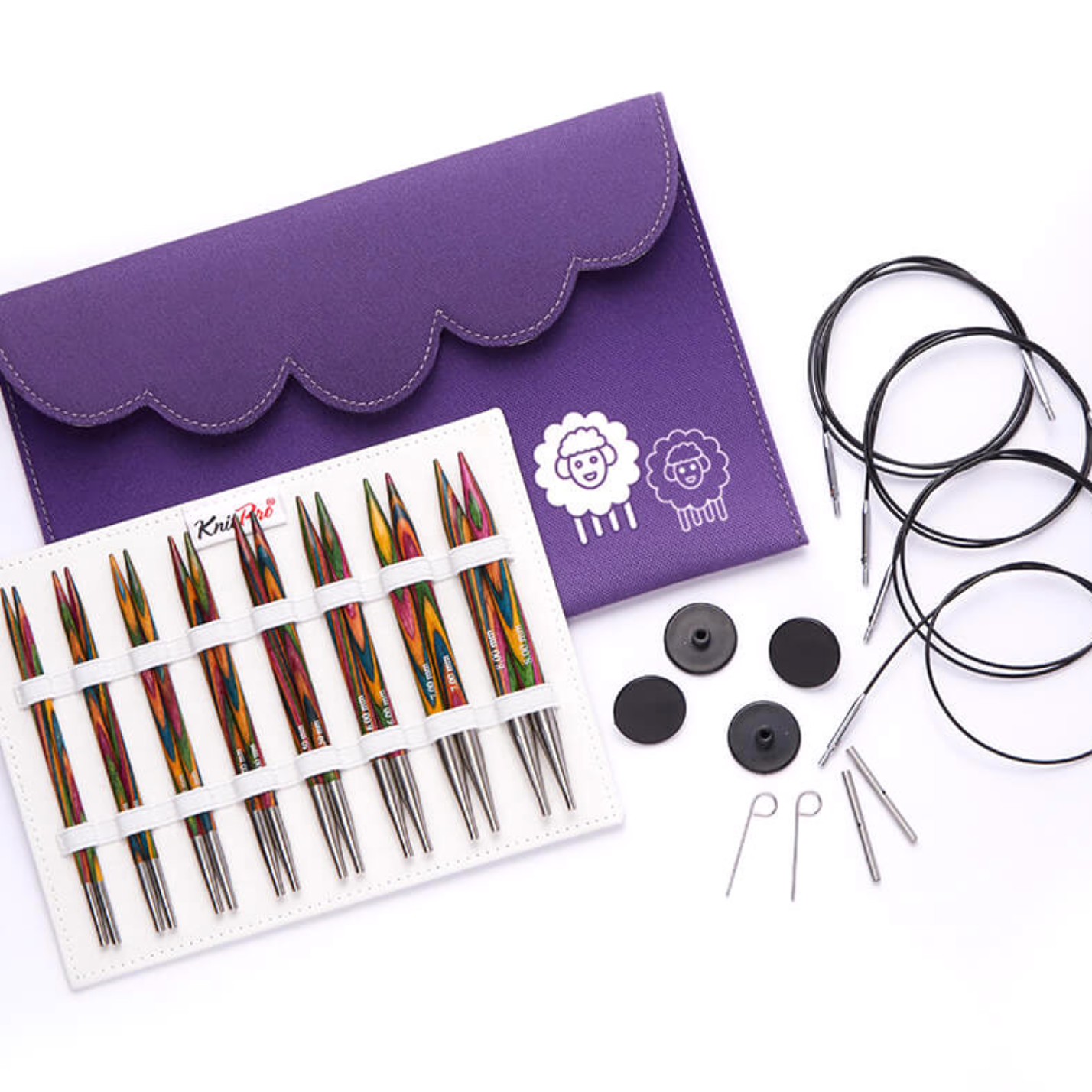 Knitting Needles Pins : Circular : Interchangeable : Symfonie : Deluxe Set