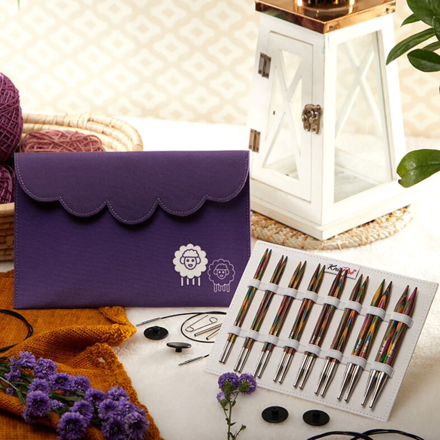 Knitting Needles Pins : Circular : Interchangeable : Symfonie : Deluxe Set