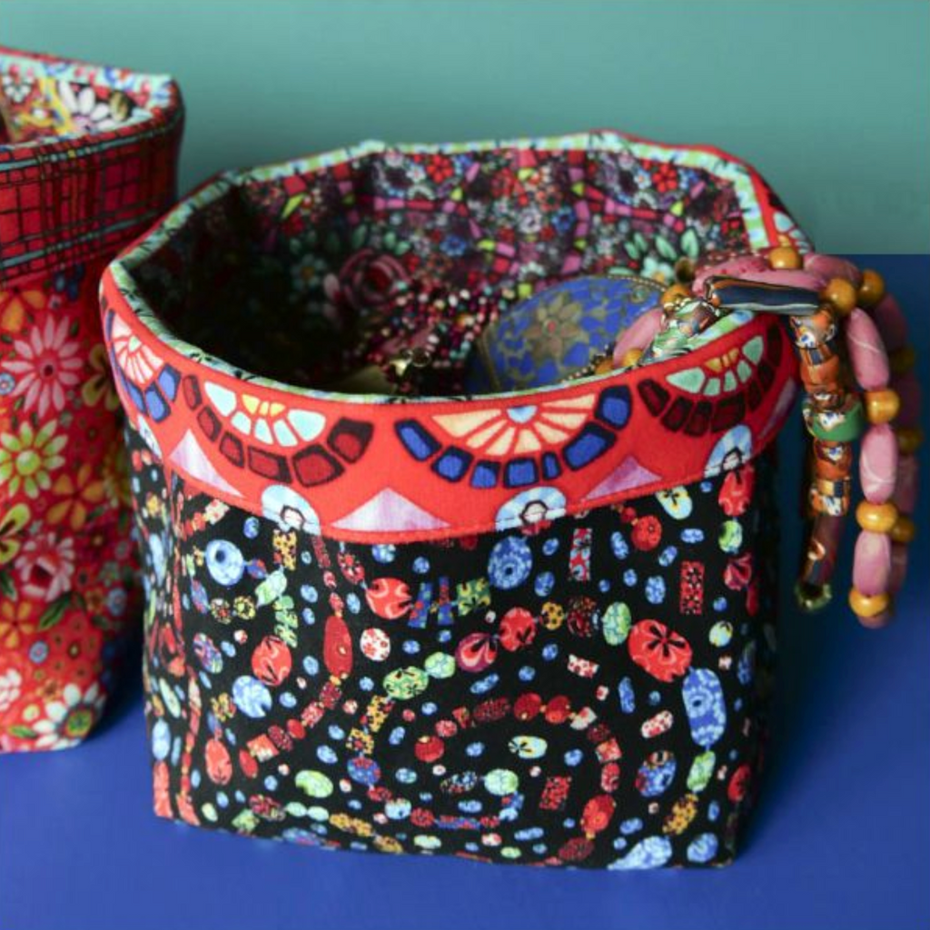 Velvet Sewing Kit : 2 Velvet Storage Baskets : Murano