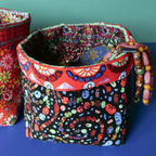 Velvet Sewing Kit : 2 Velvet Storage Baskets : Murano