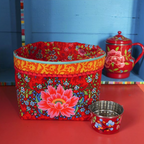 Velvet Basket Sewing Kit : Darjeeling (Large)