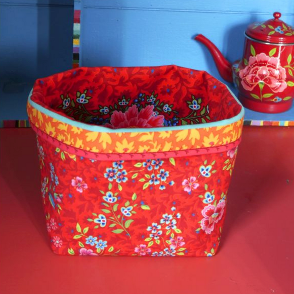 Velvet Basket Sewing Kit : Darjeeling (Large)