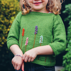 Wheat Fields Jumper Baby / Toddler Knitting Kit