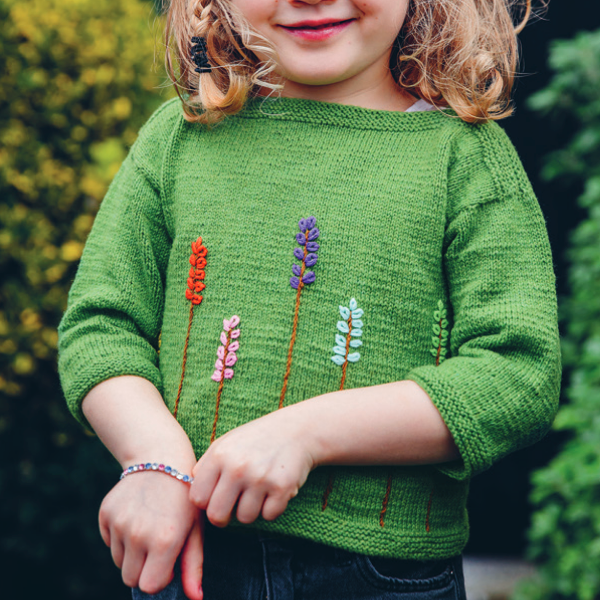 Wheat Fields Jumper Baby / Toddler Knitting Kit