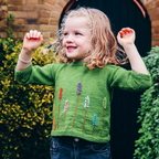 Wheat Fields Jumper Baby / Toddler Knitting Kit