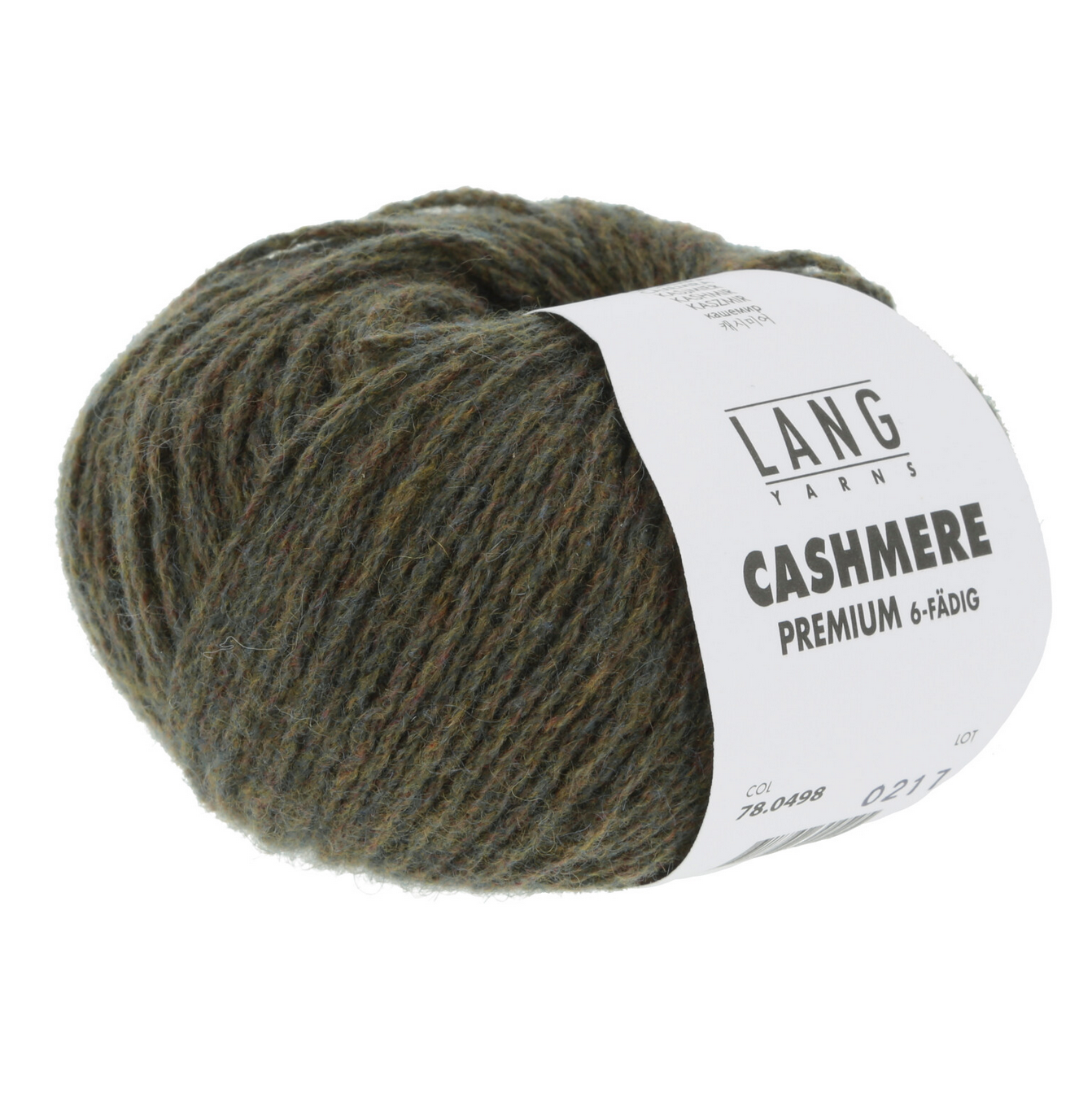 Lang Cashmere Premium 25g : Olive : Colour 0498
