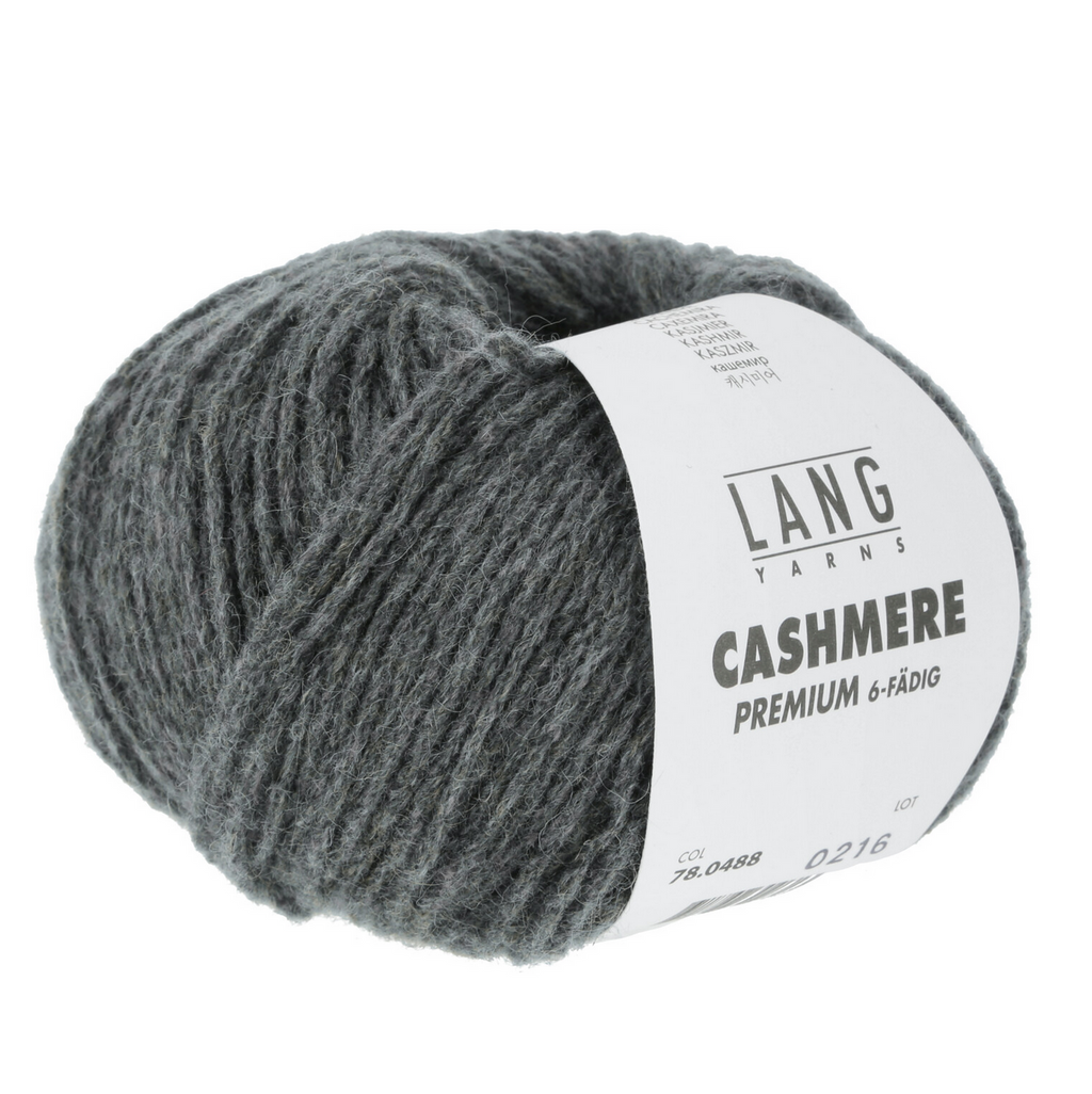 Lang Cashmere Premium 25g : Charcoal : Colour 0488