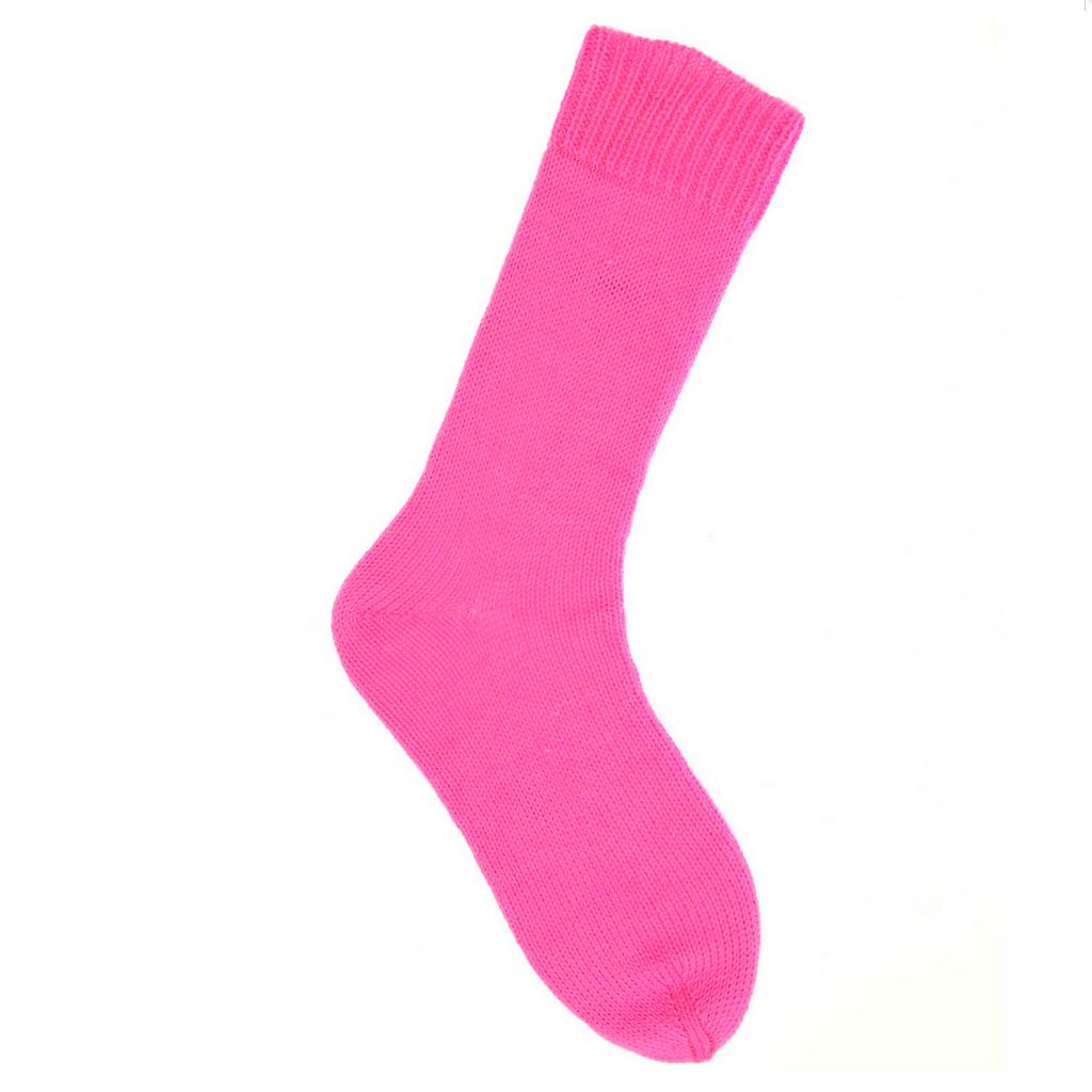 Neon 4 ply Sock Yarn : Neon Pink (D)