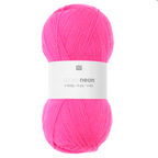 Neon 4 ply Sock Yarn : Neon Pink (D)