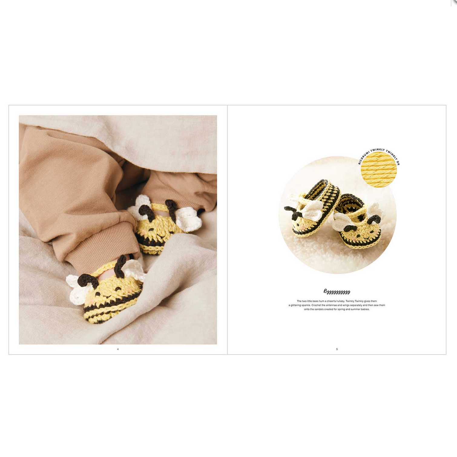 Ricorumi Baby Booties Pattern Book