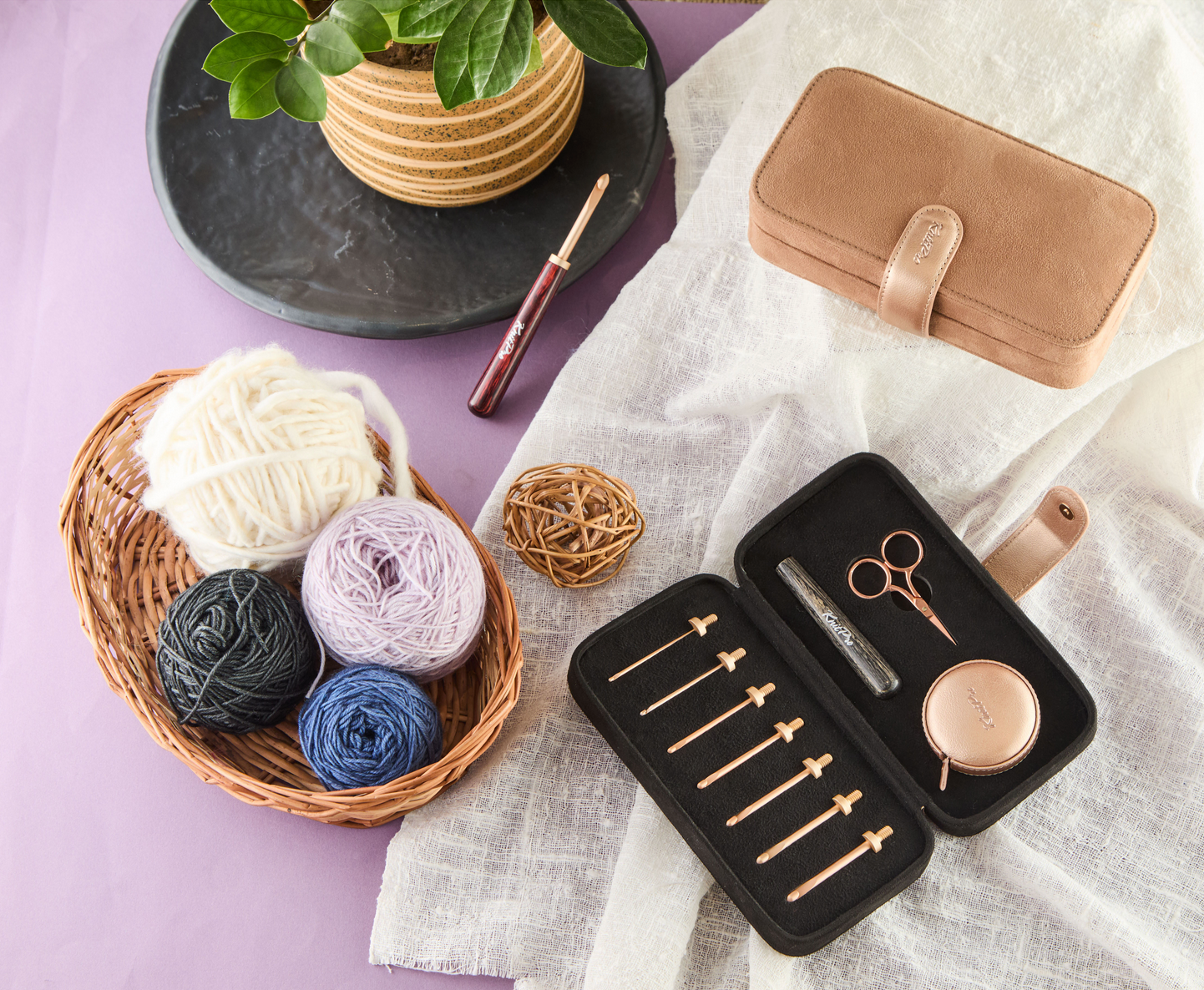 Crochet Hook Starter Set : Interchangeable heads