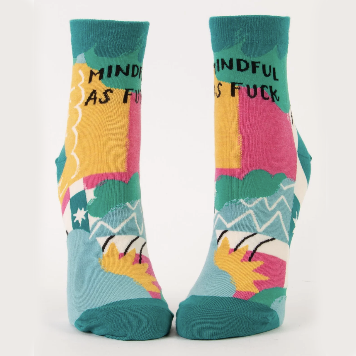 Mindful as F*ck Ankle Socks