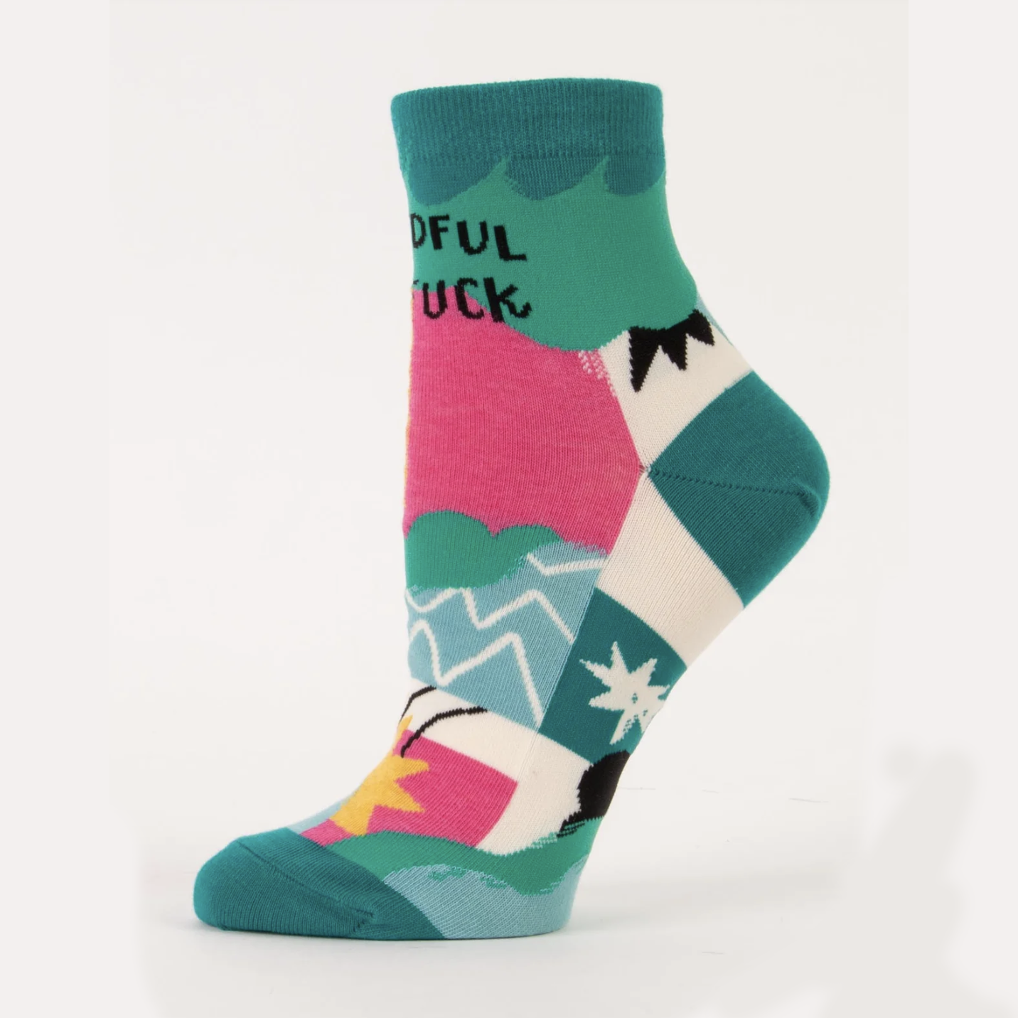 Mindful as F*ck Ankle Socks
