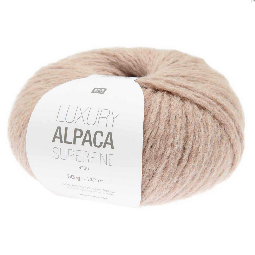 Rico Luxury Alpaca Superfine Aran 50g 022 Camel (D)