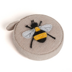 Bee Appliqué Tape Measure : Linen
