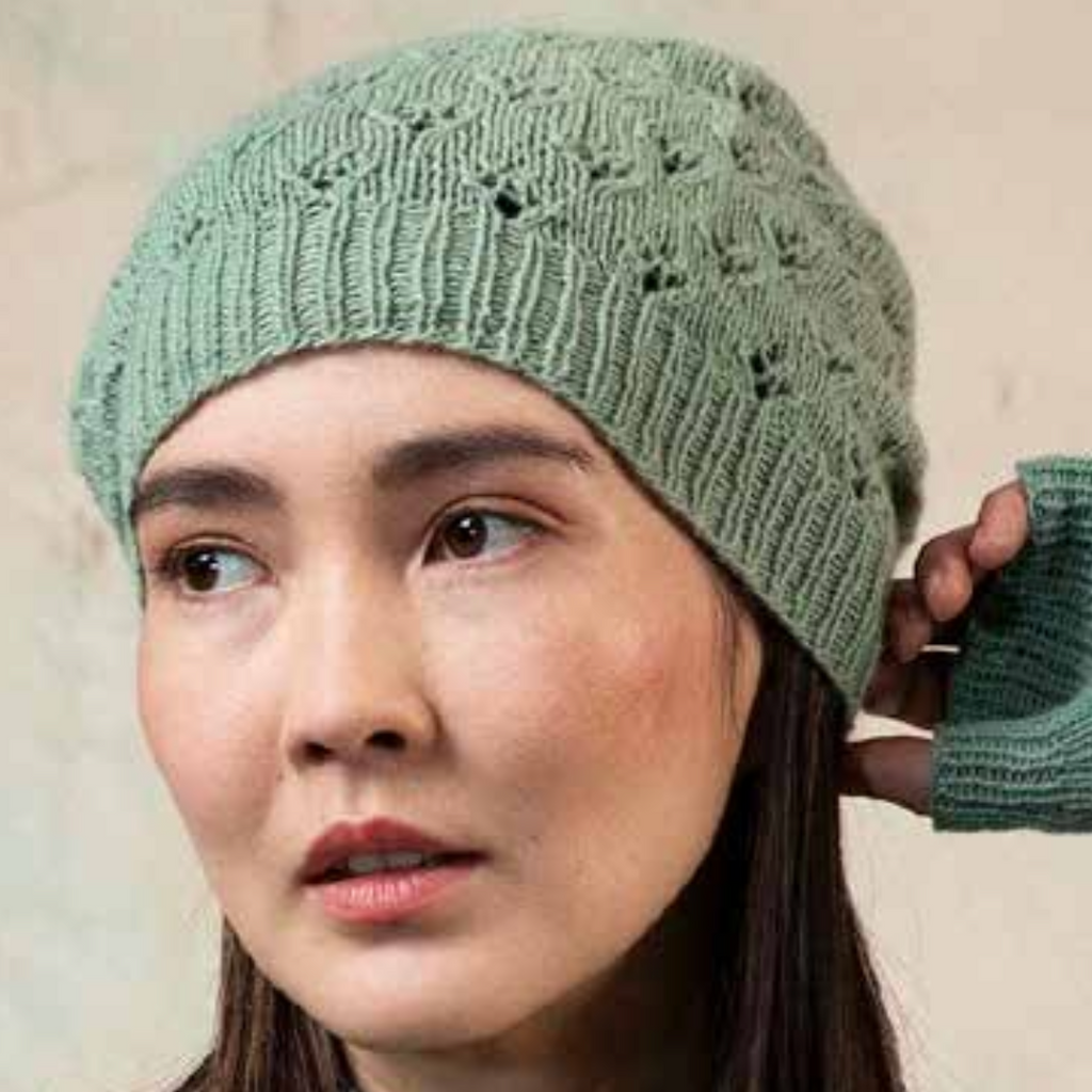 Cashmere Pia Hat Yarn Pack & Pattern : in 14 colours