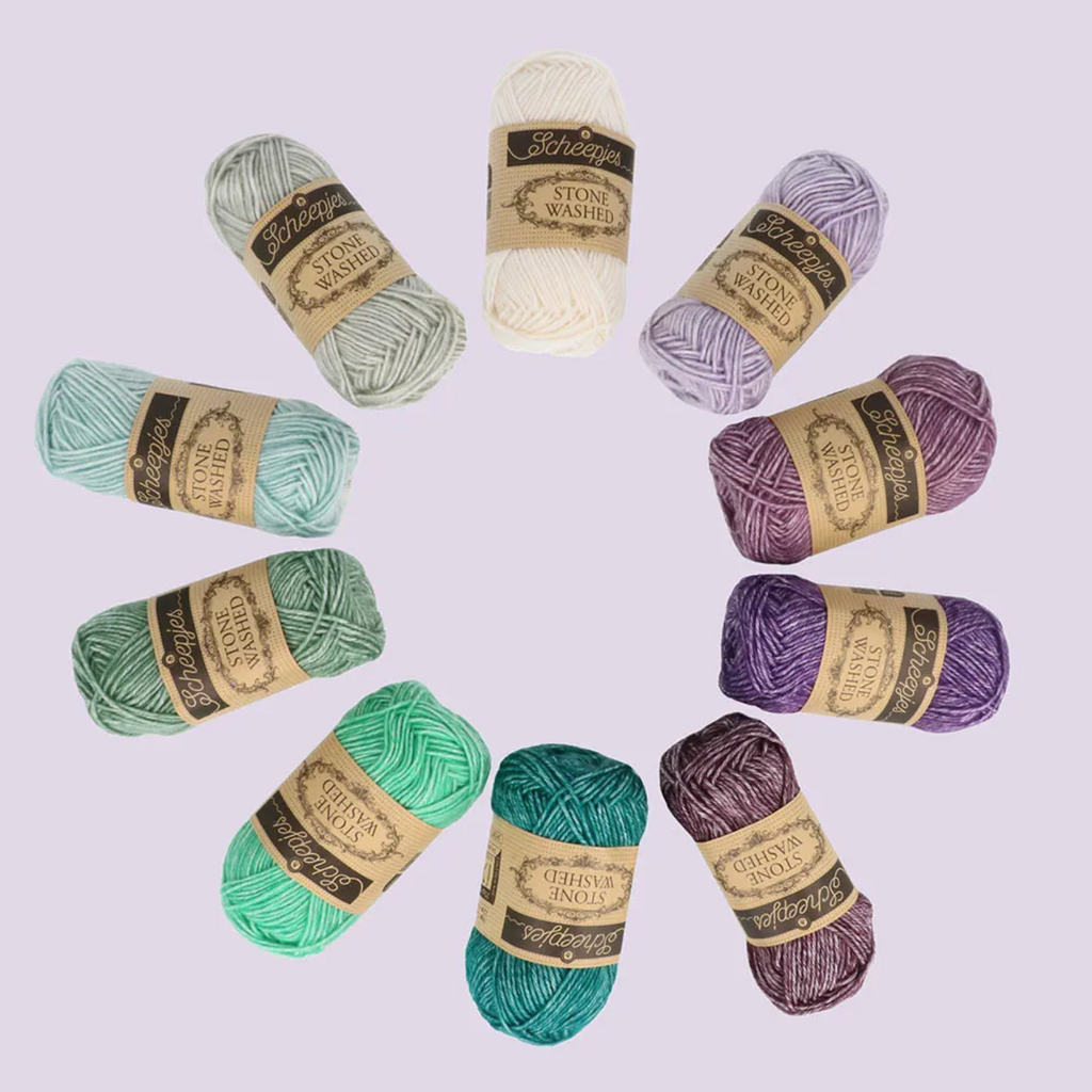 Scheepjes Stone Washed Colour Pack 10x25g - Chakras