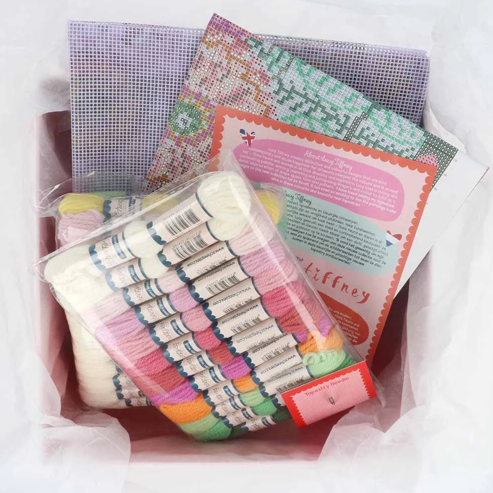 Lucy Tiffney : Pinks Tapestry Kit